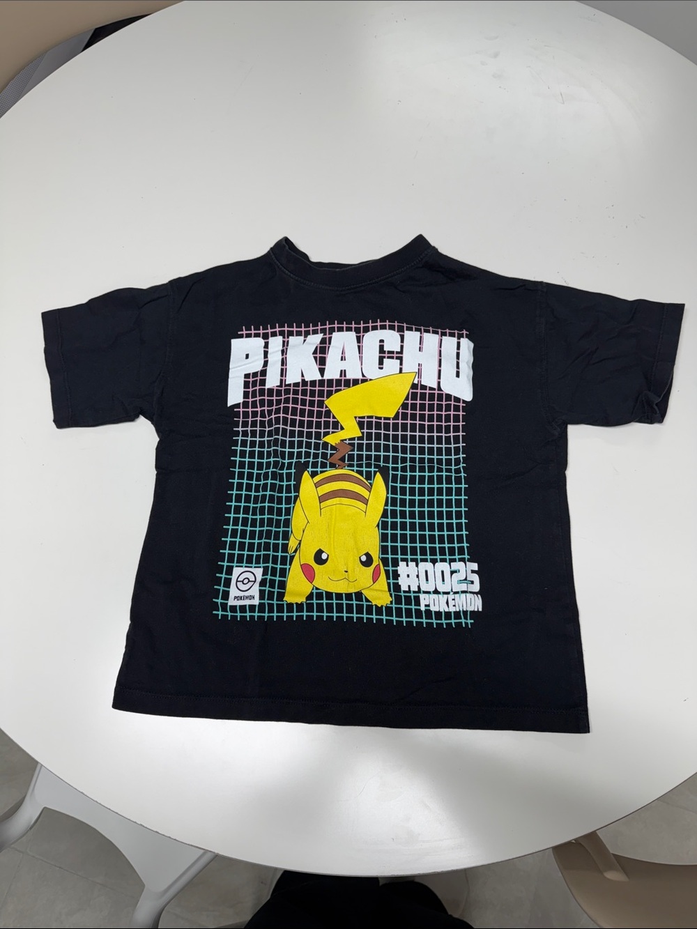 Zara Kids Boys Pikachu Black Graphic Tee for Kids - Pokémon